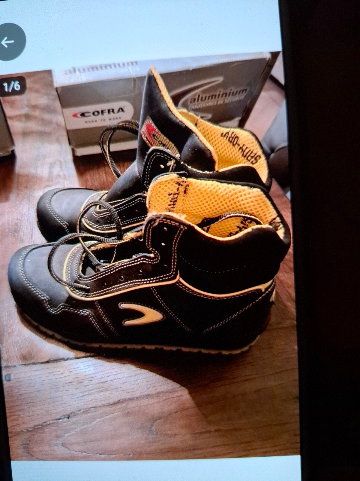 VEILIGHEIDSCHOENEN NIEUW MAAT 40 COFRA S3, Ophalen of Verzenden, Nieuw, Zwart, Werkschoenen