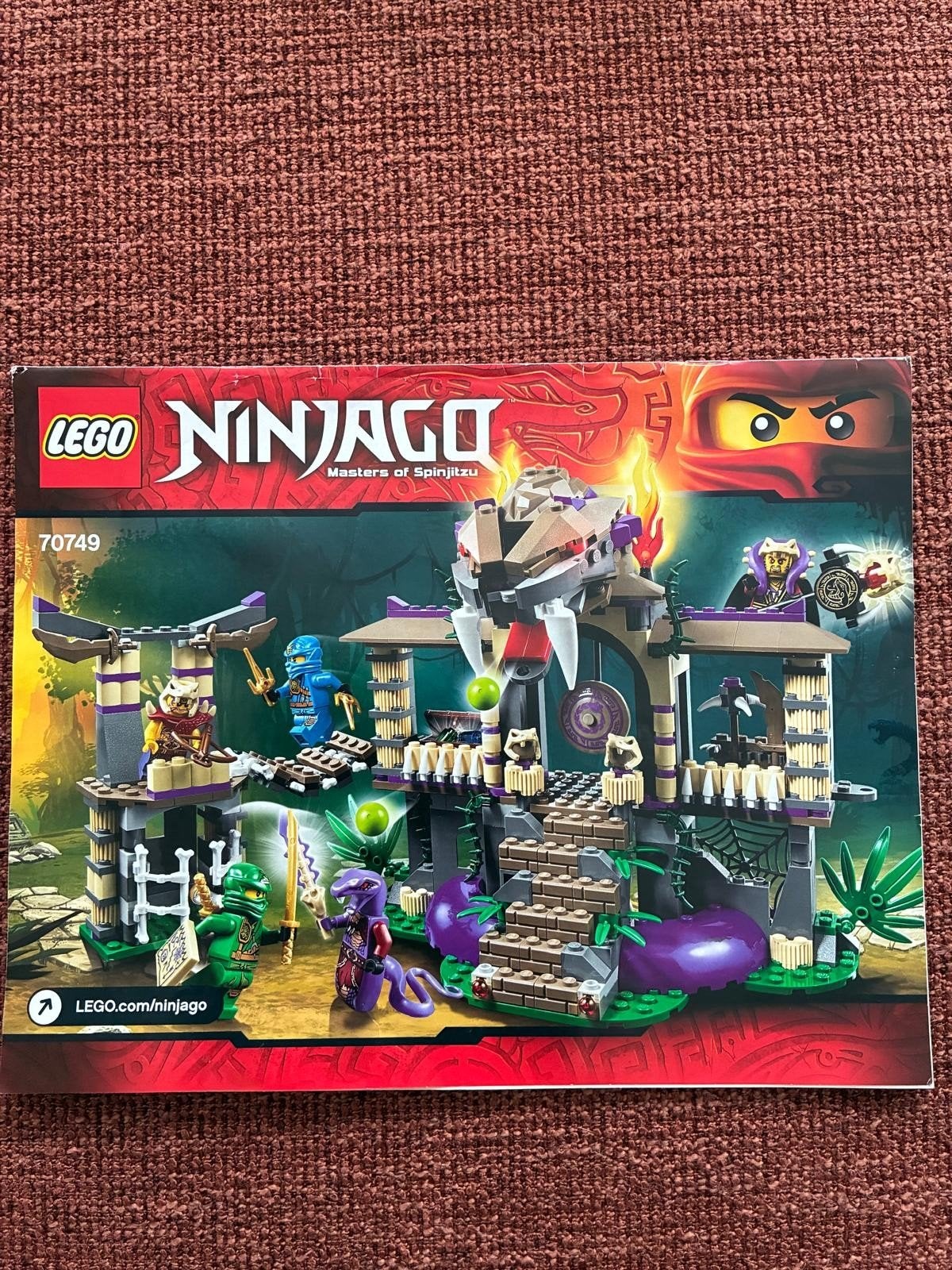 Lego Ninjago 70749: Enter the Serpent, Compleet, Gebruikt, Lego, Ophalen of Verzenden