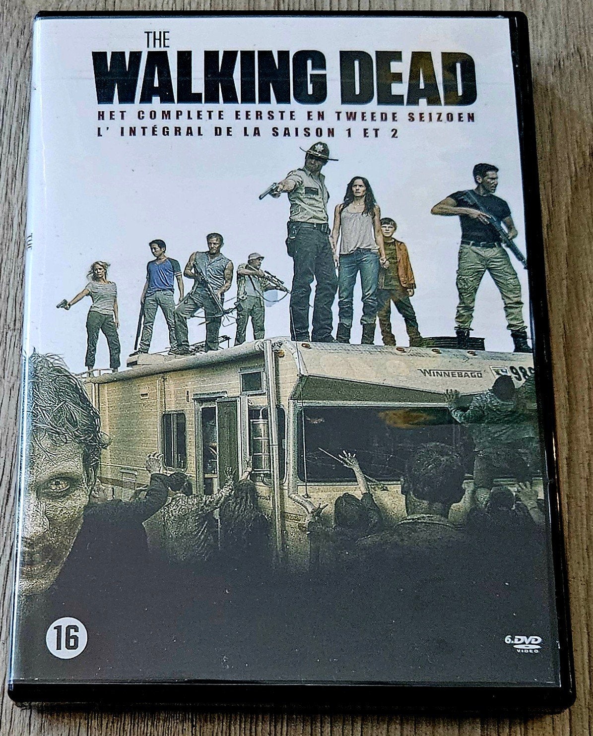 The Walking Dead - Seizoen 1 & 2 - 6DVD set, Gebruikt, Vanaf 16 jaar, Boxset, Actiethriller