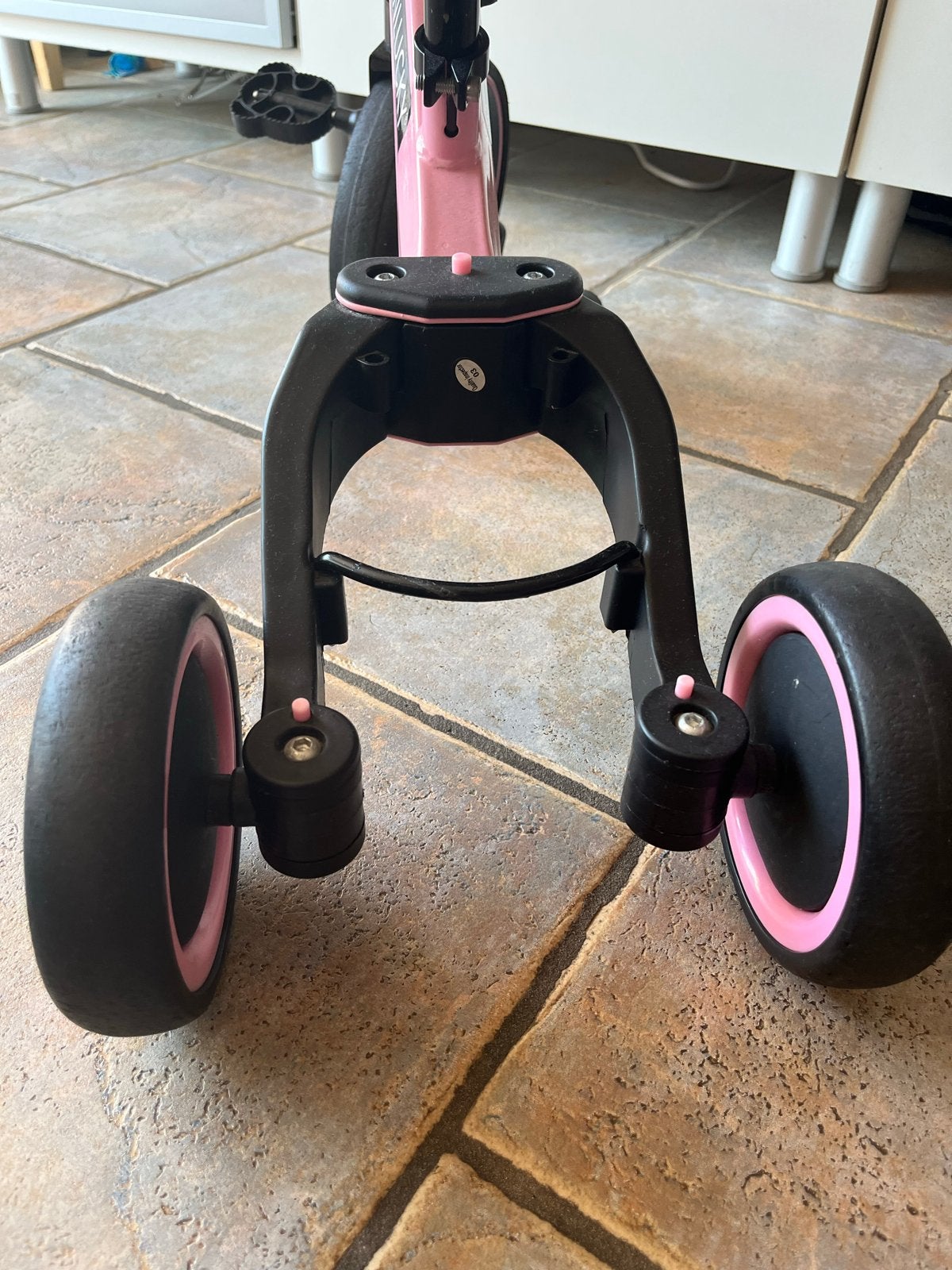 Born Lucky 4 in 1 driewieler /loopfiets, Ophalen, Zo goed als nieuw, Velgrem, Verstelbare zitting