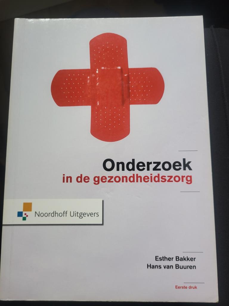Esther Bakker - Onderzoek in de gezondheidszorg, Ophalen of Verzenden, Zo goed als nieuw, Esther Bakker