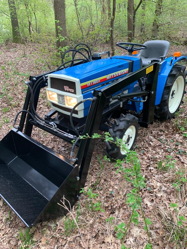 Mitsubishi mt1601d met voorlader kubota iseki yanmar, Gebruikt, Tot 2500, Tot 80 Pk, Ophalen
