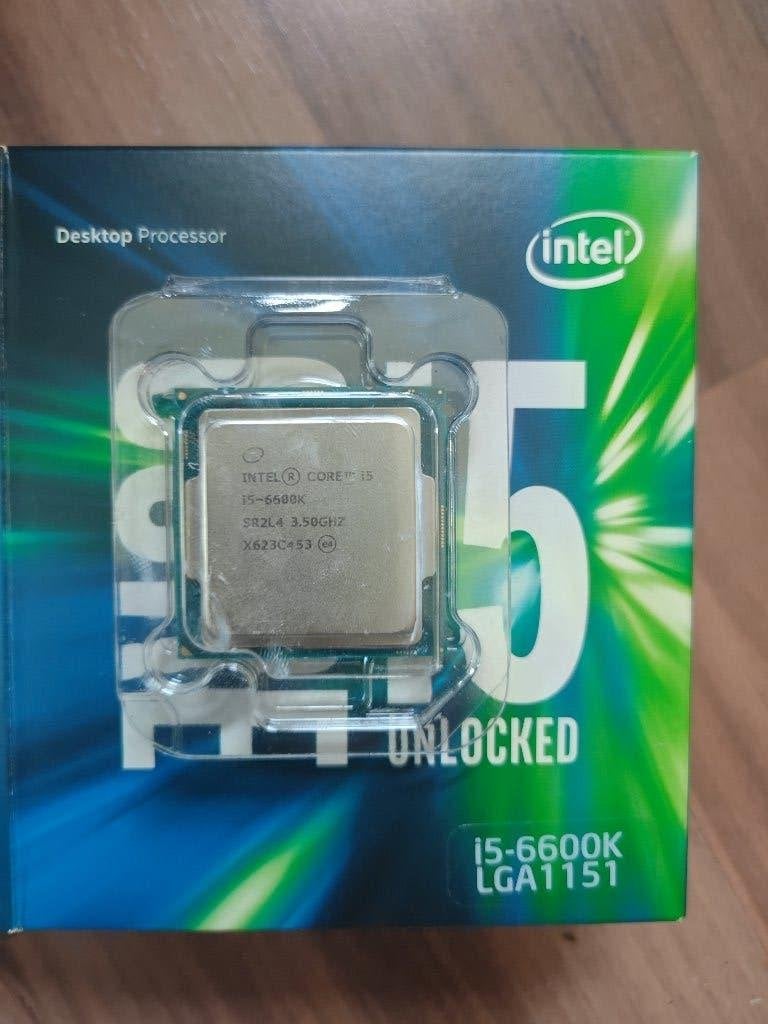 Intel Core i5-6600K, Computers en Software, Processors, Ophalen, LGA 1151, Gebruikt, 4-core