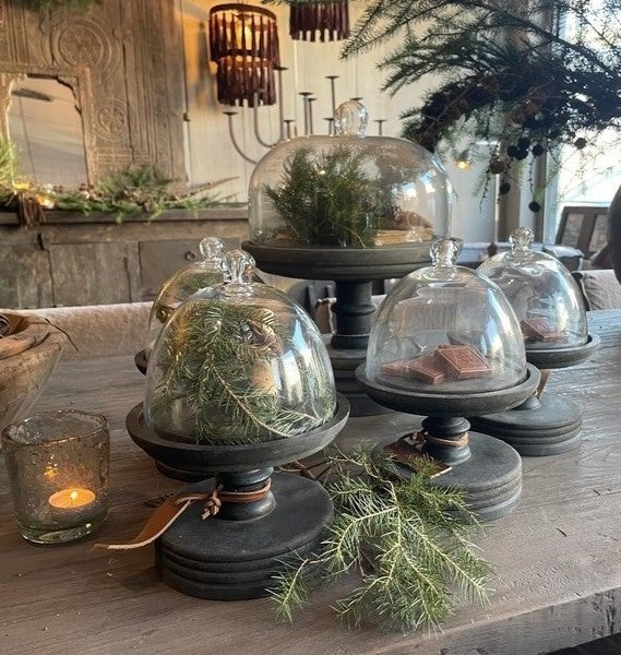 Stolp Large L Aura Peeperkorn taartplateau glas stoer sober, Huis en Inrichting, Woonaccessoires | Stolpen, Verzenden, Nieuw