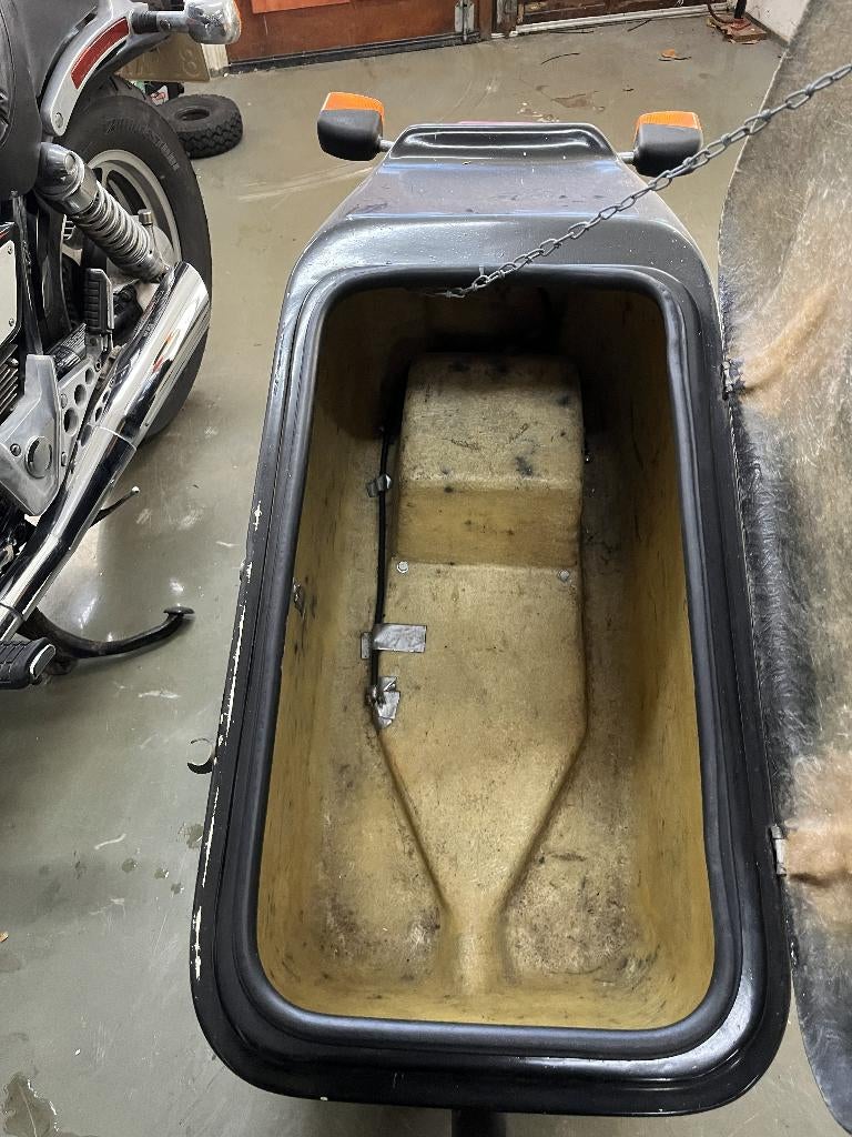 motor aanhanger, Ophalen, Gebruikt