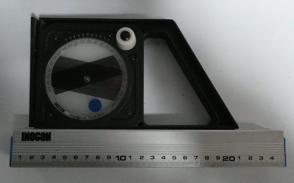Vintage inogon helling hoek meter ( inclinometer ), Ophalen of Verzenden, Zo goed als nieuw, Overige meters