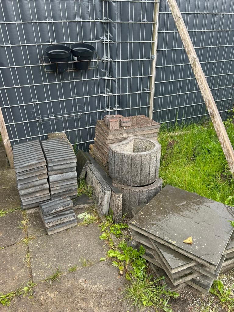 Stenen, Tuin en Terras, Ophalen, Gebruikt, Beton, Klinkers