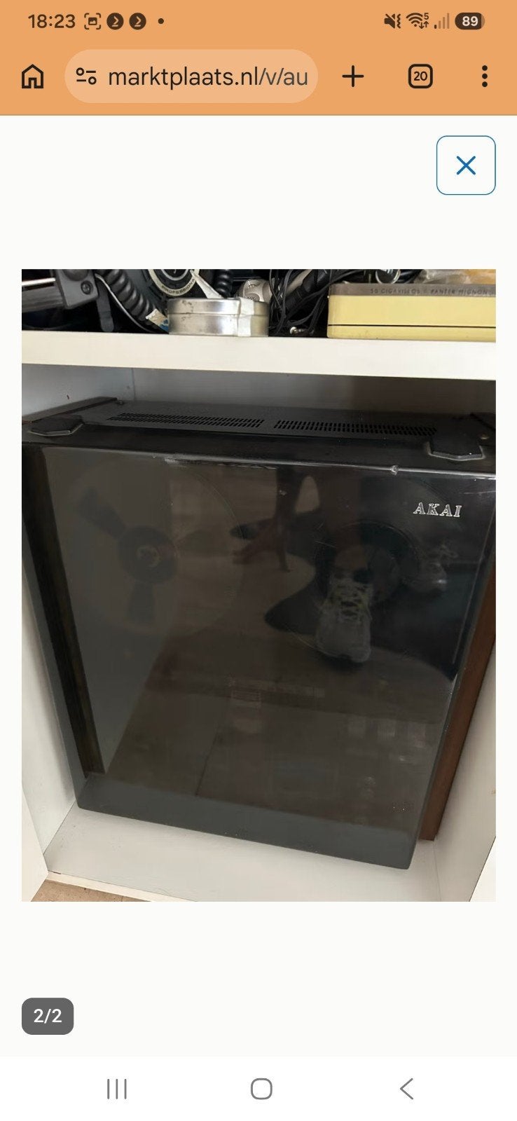 GEZOCHT STOFKAP VOOR AKAI GX-265D BANDRECORDER, Audio, Tv en Foto, Ophalen of Verzenden, Bandrecorder