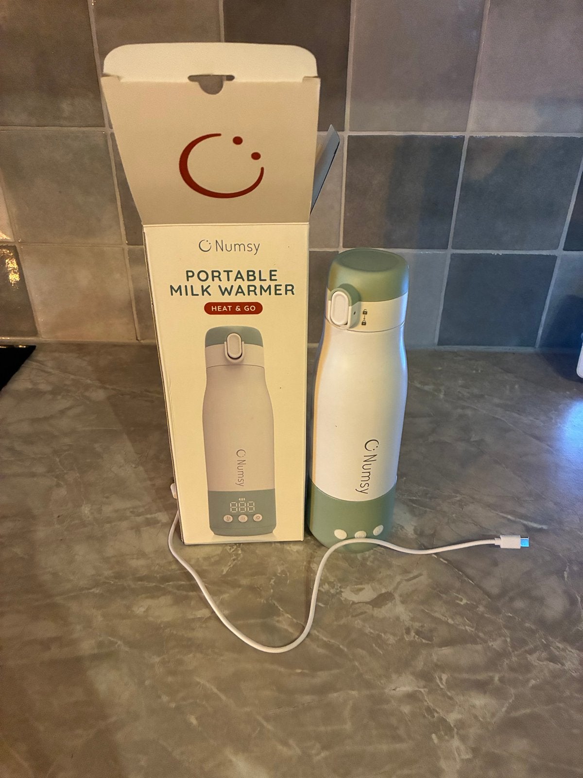 Numsy Draagbare Melkverwarmer - Perfect voor onderweg, Kinderen en Baby's, Ophalen of Verzenden, Zo goed als nieuw, Draagbaar