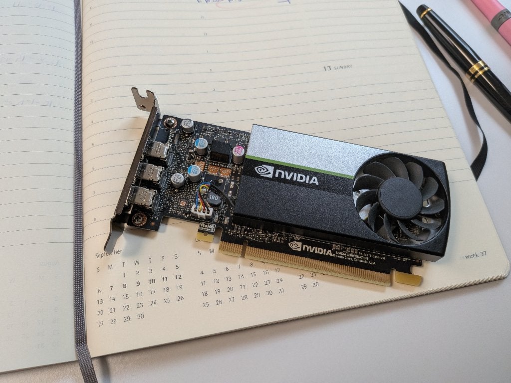 NVIDIA T400 4GB – Low Profile – 3x Mini DisplayPort, Computers en Software, PCI-Express 3, DisplayPort, Ophalen of Verzenden, Nvidia
