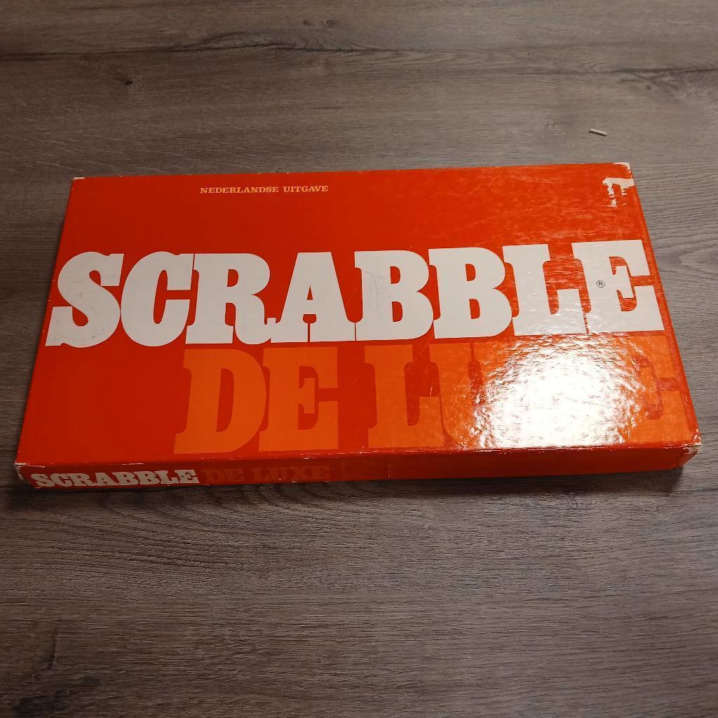scrabble de luxe, Hobby en Vrije tijd, Gezelschapsspellen | Bordspellen, Een of twee spelers, Ophalen of Verzenden, Gebruikt, Scrabble