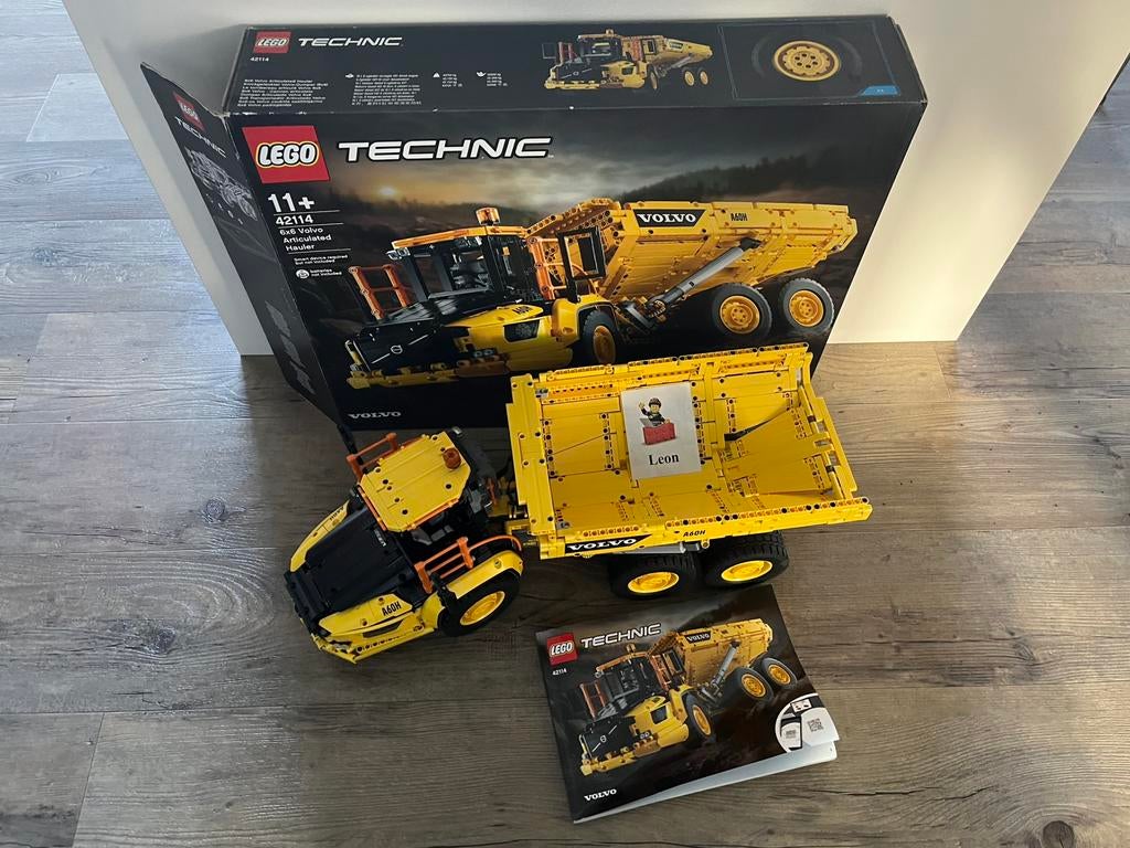 Lego Technic 42114 Volvo 6x6 Truck met kieptrailer - Gebouwd, Lego, Ophalen of Verzenden, Technic, Complete set