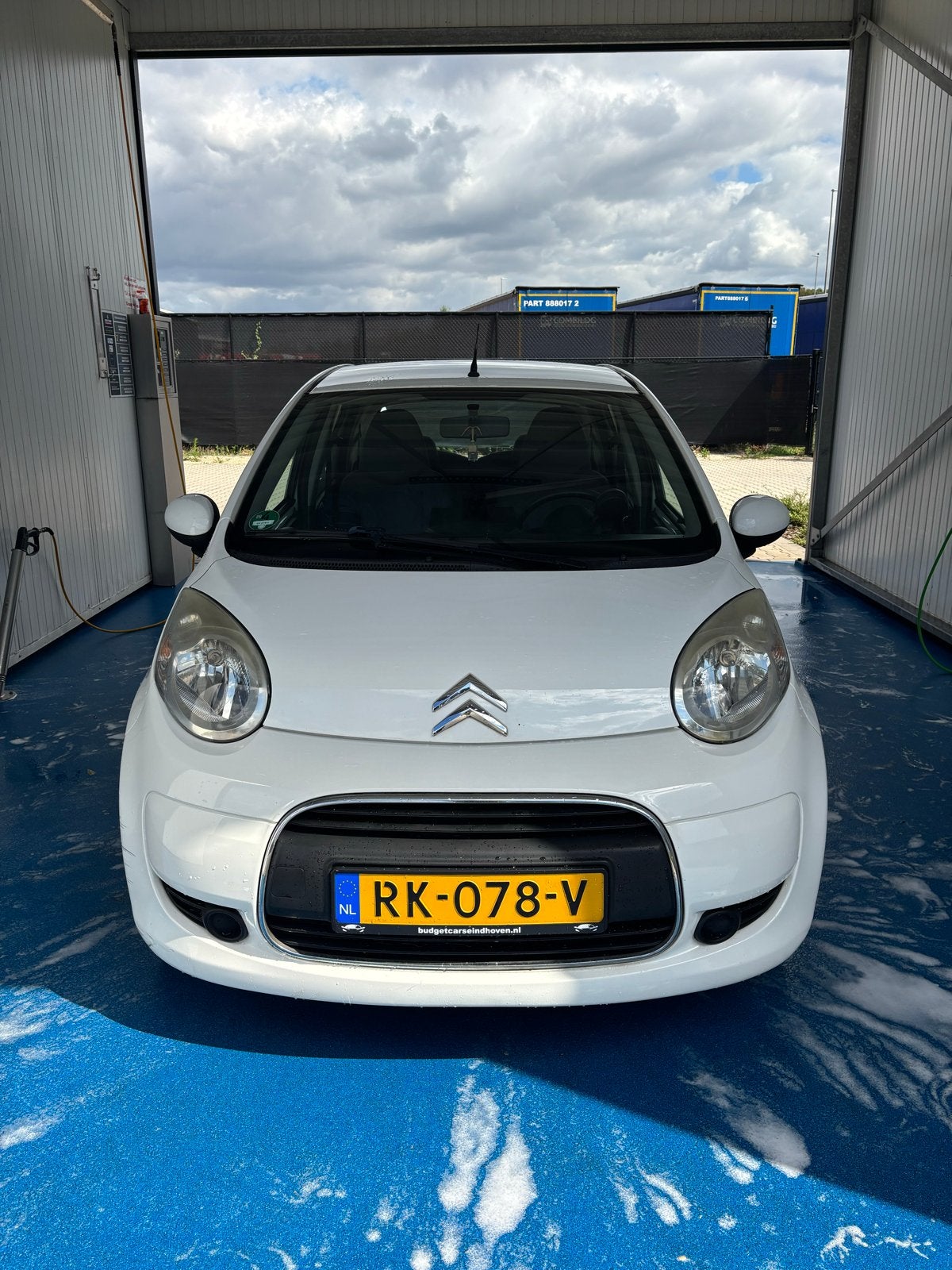 Citroën C1 1.0 5-DRS 2009 Wit, Auto's, Voorwielaandrijving, Stof, 4 stoelen, C1