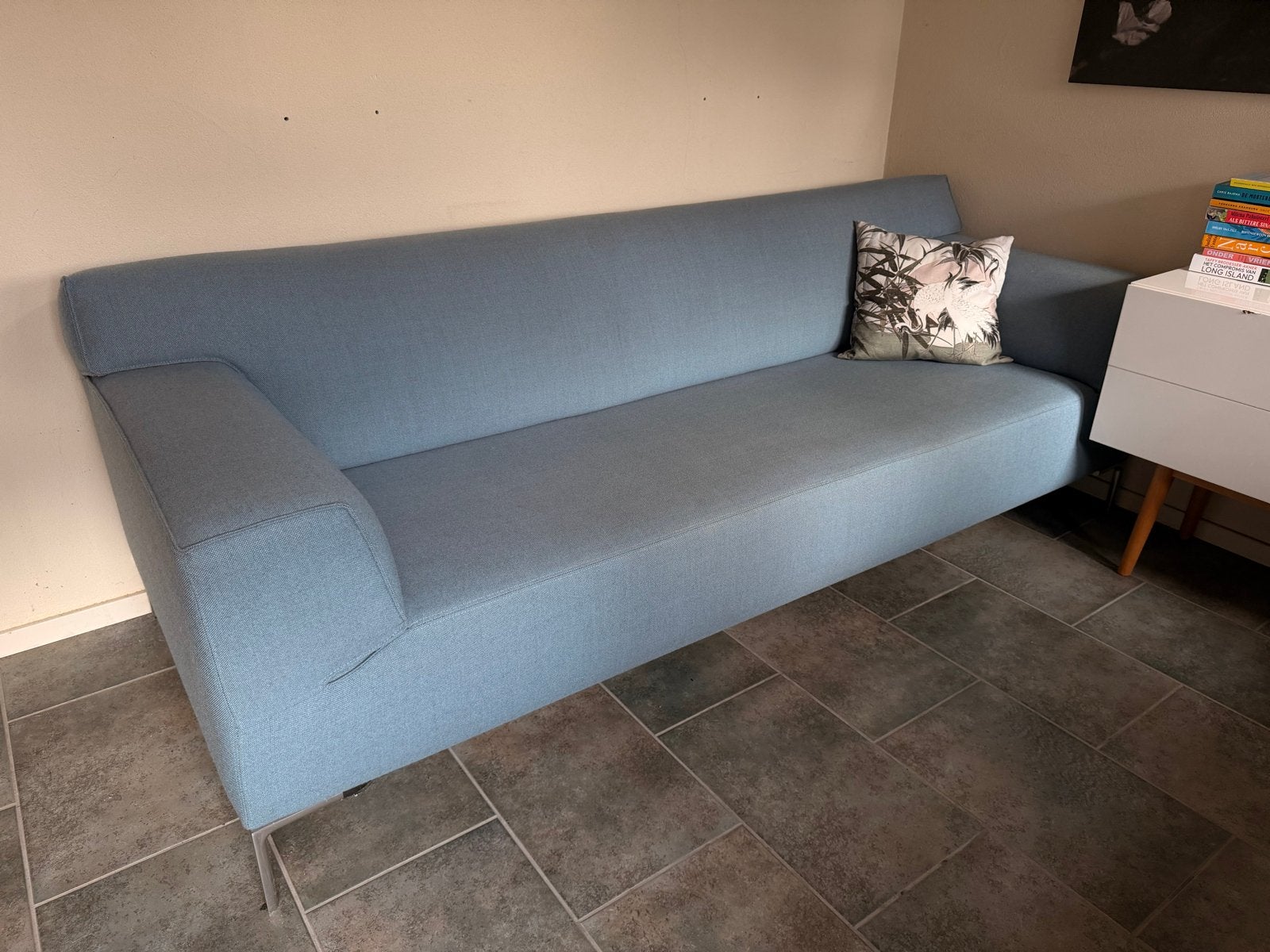 Design on Stock | Bloq bank | Vier-zits | Ploegwol, Huis en Inrichting, Ophalen, 250 tot 300 cm, Gebruikt, 75 tot 100 cm