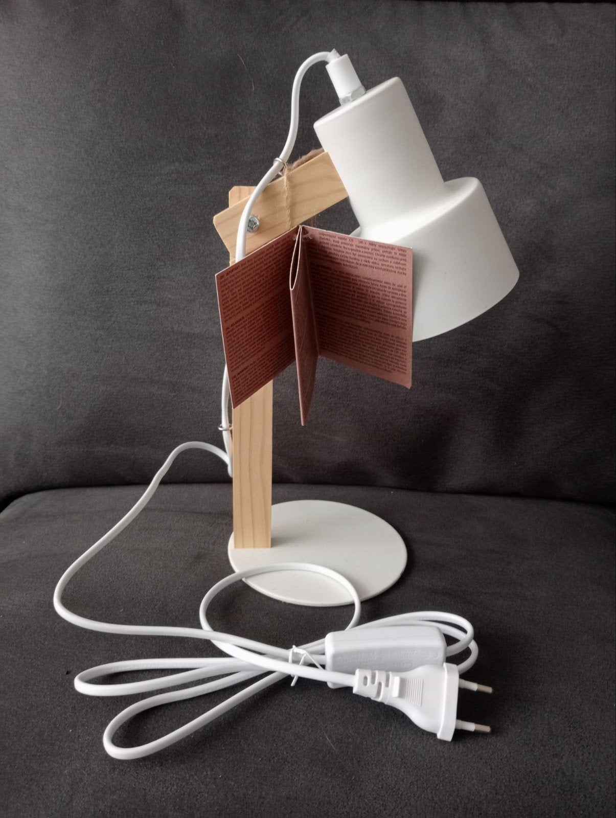 Bureaulamp nieuw, Ophalen, Bureaulamp, 32 cm, Met schakelaar