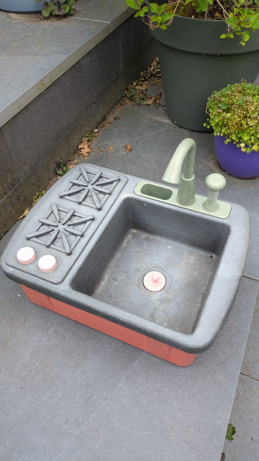 Speelkeuken wasbak en kookplaat voor kinderen, Ophalen, Gebruikt, Ontdekken