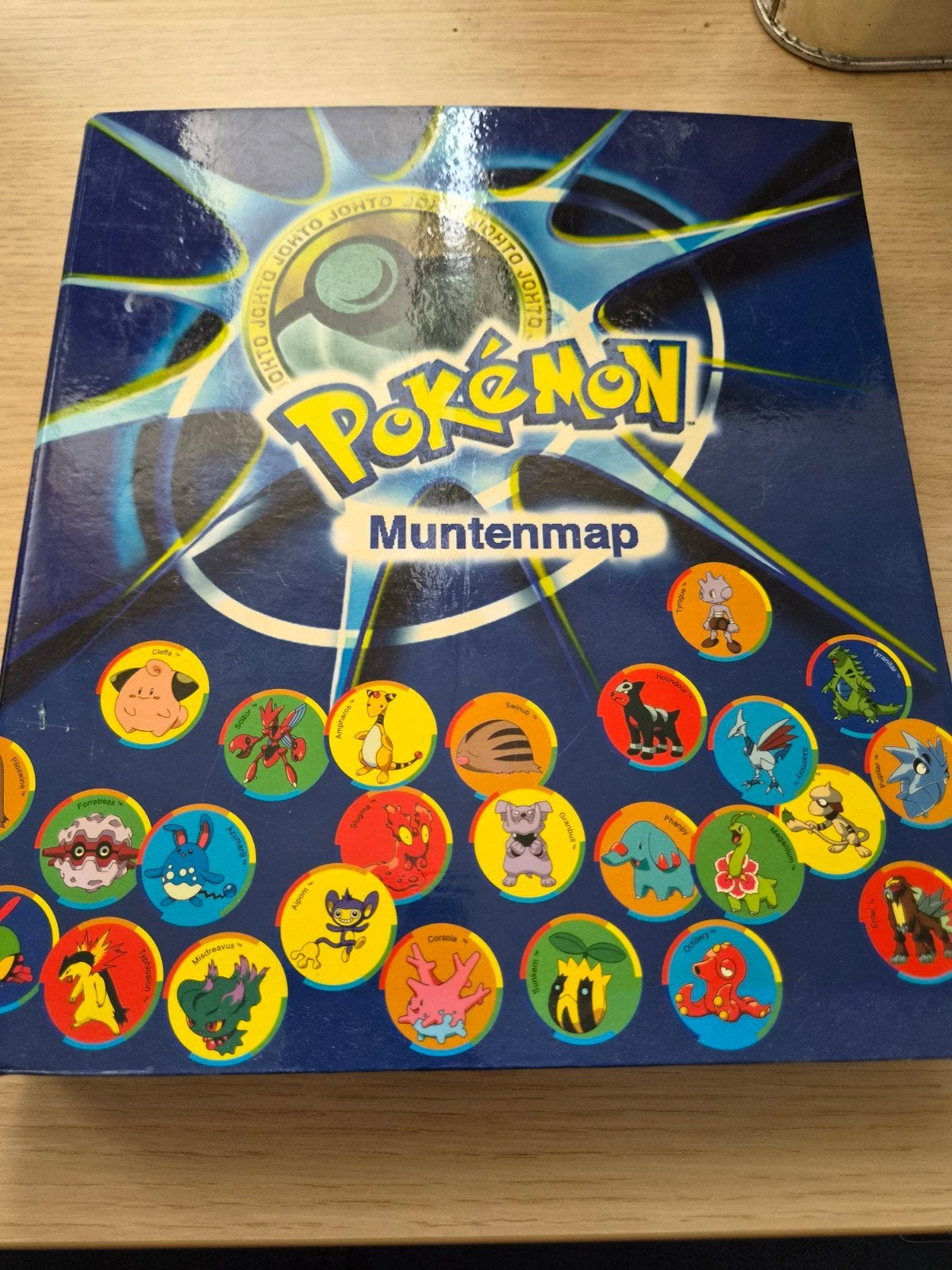 Pokémon Muntenmap met diverse munten, Ophalen of Verzenden