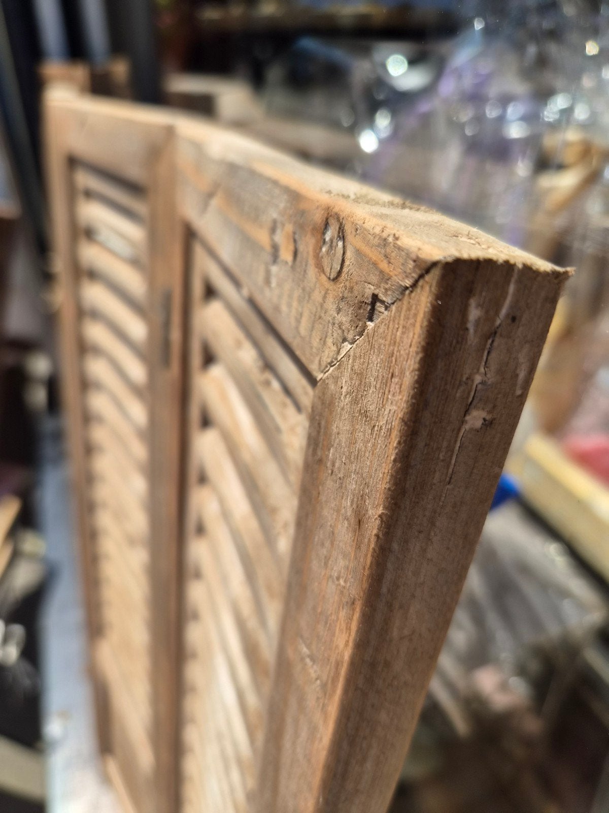 Houten raamscherm voor vensterbank 70x60, Ophalen of Verzenden, Nieuw