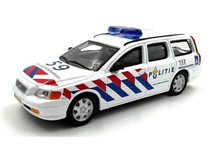 Volvo V70 Politie KPLD 2000 1:43, Hobby en Vrije tijd, Overige merken, Auto, Ophalen of Verzenden, Eiberstraat 9 te Dokkum