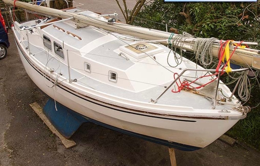 Proctor mast, giek en zeilen, 6 meter of meer, Gebruikt, Ophalen of Verzenden, Minder dan 15 m²