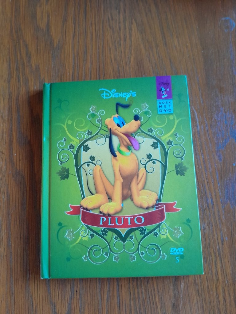 Disney's Pluto dvd + boek, Verzamelen, Disney, Ophalen of Verzenden, Goofy of Pluto, Gebruikt, Overige typen