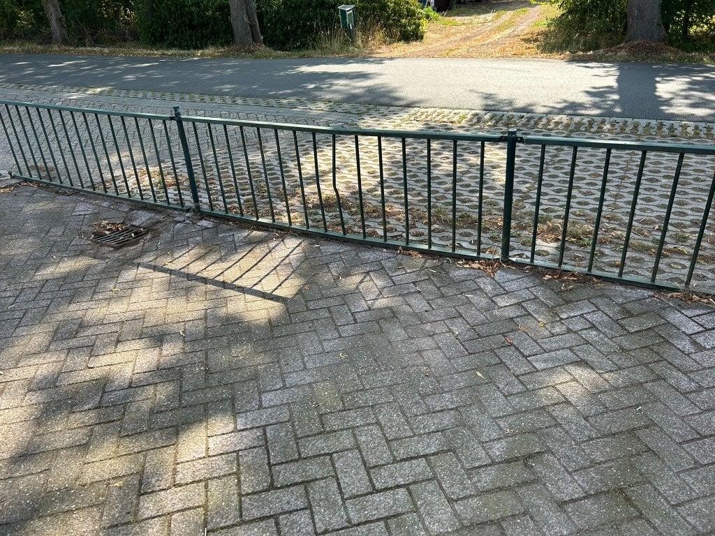 `heras spijlen hekwerk, Tuin en Terras, Tuinhekken en Hekwerk, Ophalen of Verzenden, Gebruikt, IJzer, Spijlenhekwerk
