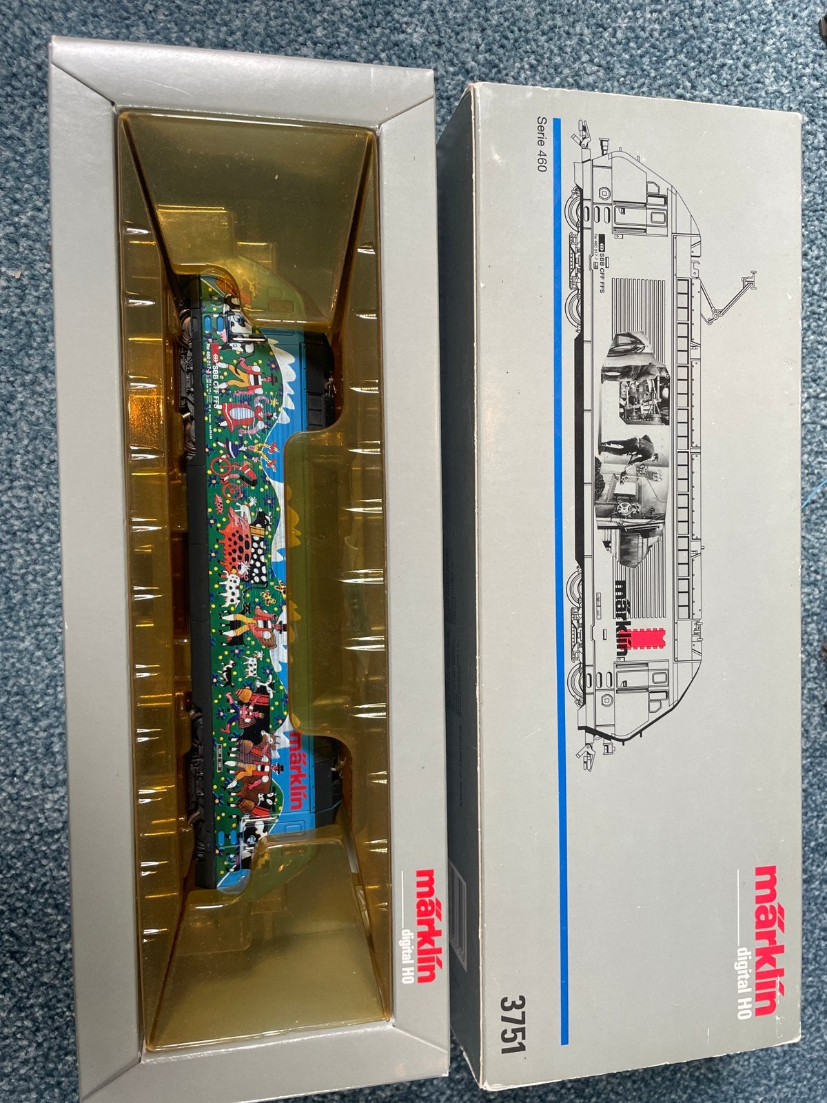 Märklin Locomotief Serie 460 Digital HO 3751, Hobby en Vrije tijd, Wisselstroom, Locomotief, Ophalen of Verzenden, Zo goed als nieuw