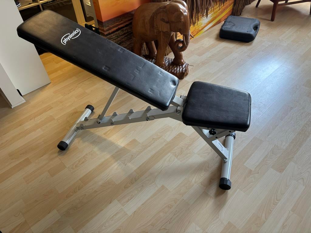 Verstelbaar Sportbankje - Ideaal voor Thuis Gym, Sport en Fitness, Fitnessmaterialen, Gebruikt, Fitnessbank, Armen, Ophalen