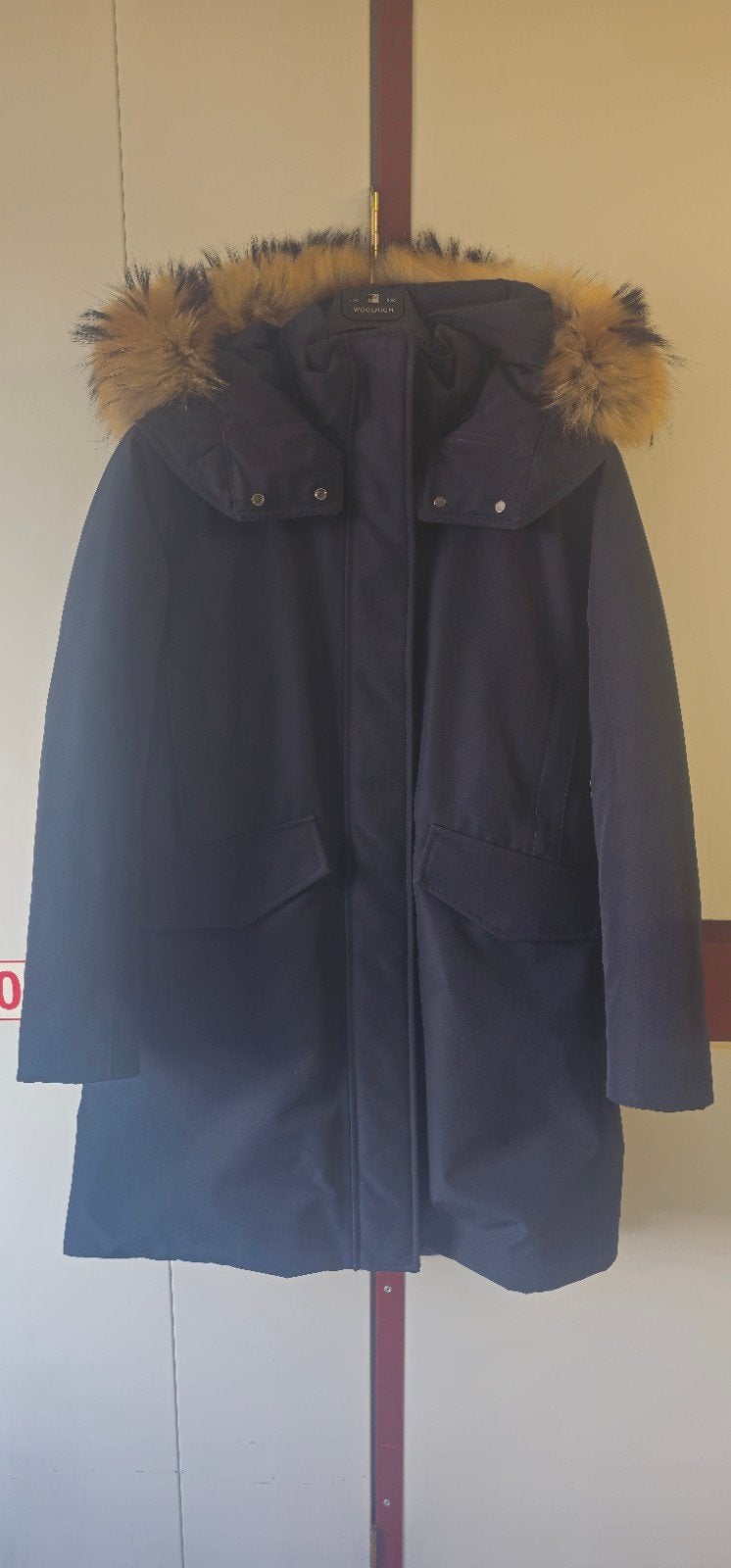 Woolrich Arctic Parka - Origineel - Donkerblauw en Bontkraag, Kleding | Heren, Ophalen, Blauw, Maat 56/58 (XL), Zo goed als nieuw