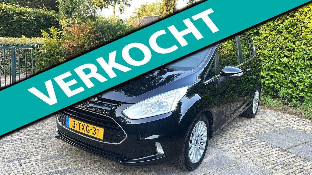 Ford B-Max 1.0 EcoBoost Titanium-Navi-Clima-Cruise-New APK, Auto's, Ford, Voorwielaandrijving, Euro 5, Gebruikt, Zwart