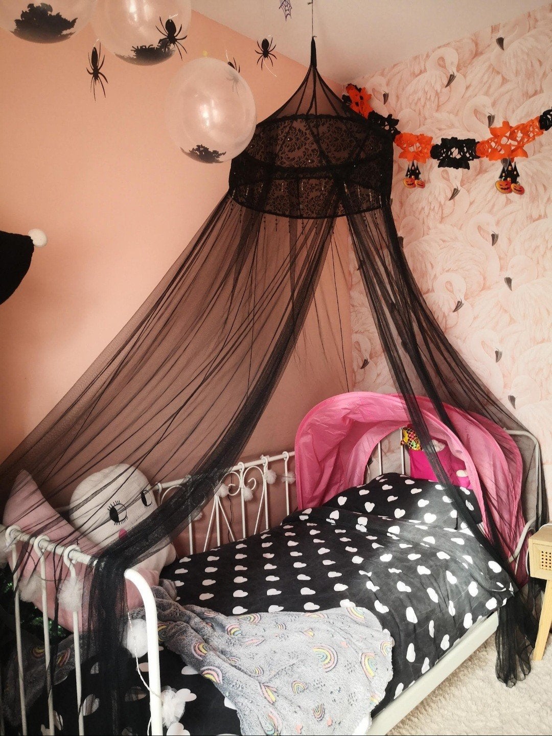 Bedhemel ☆ klamboe Halloween decoratie, Ophalen of Verzenden, Nieuw, Versiering, Halloween of Griezel