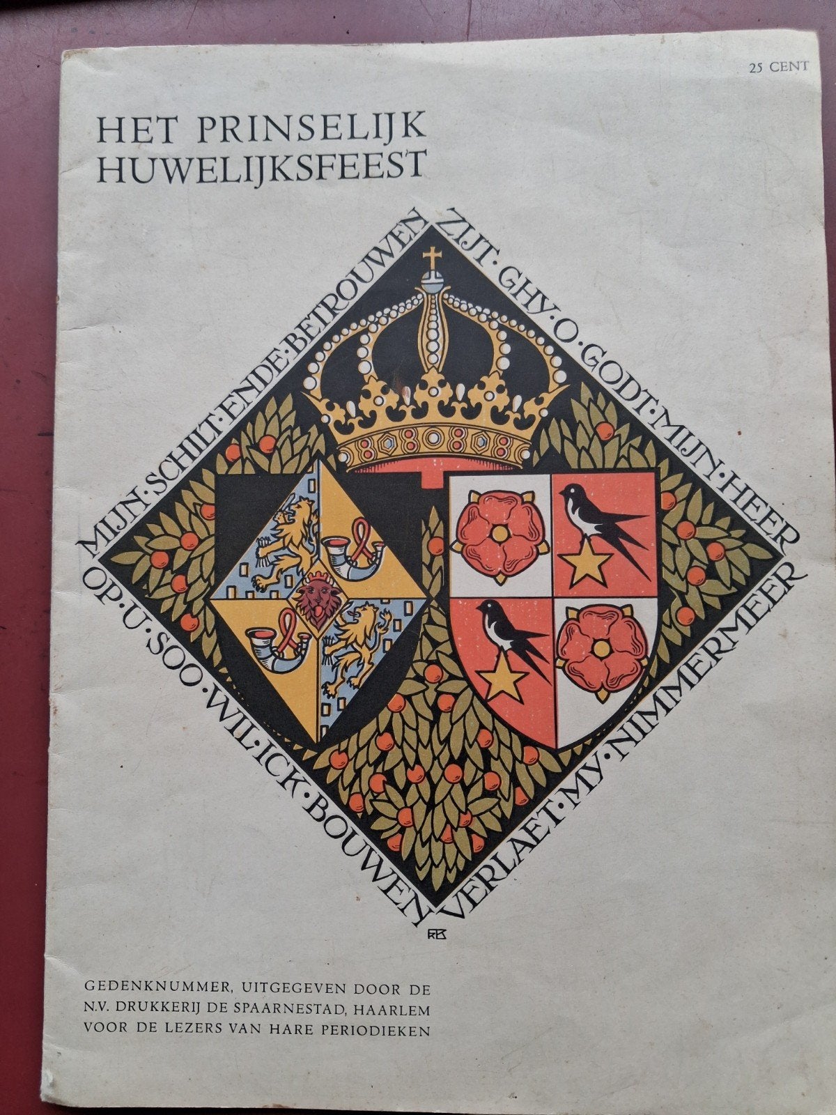 Het Prinselijk Huwelijksfeest Gedenknummer 1937, Ophalen of Verzenden, 20e eeuw of later, Gelezen