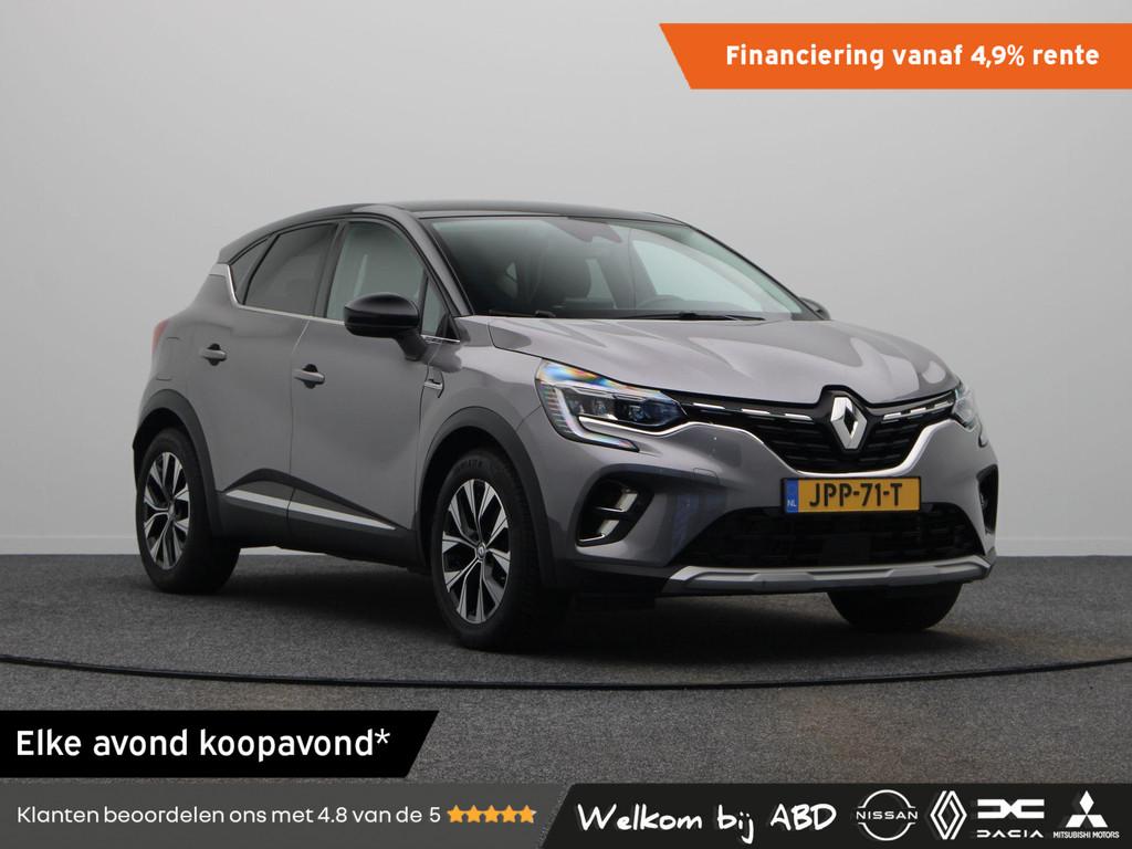 Renault Captur 1.6 E-Tech Hybrid 145 Techno | Led | Half led, 715 kg, Leder en Stof, Bedrijf, Hybride Elektrisch/Benzine