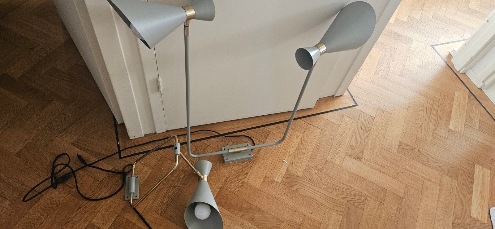 Zuiver Shady wandlampen set -  grijs, Ophalen, Zo goed als nieuw