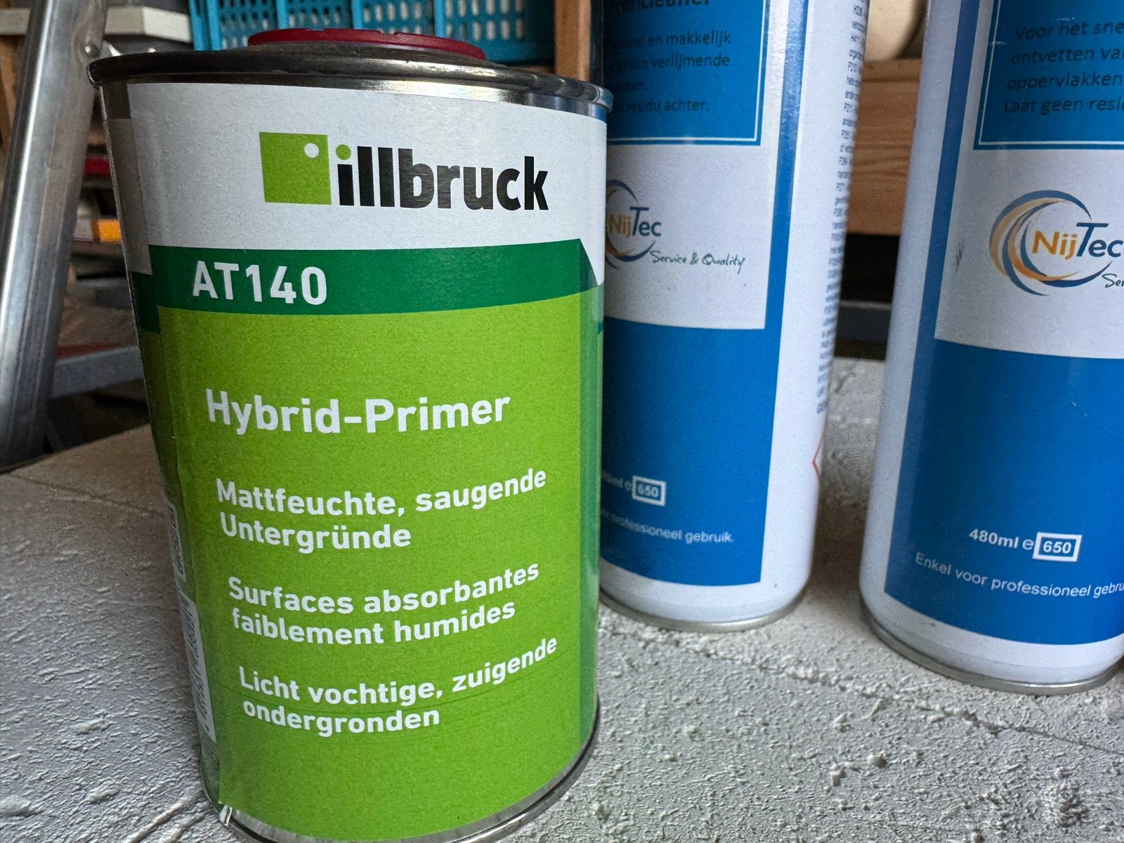 Illbruck AT140 Hybrid-Primer - Licht vochtige ondergronden, Ophalen, Overige kleuren, Nieuw, Verf