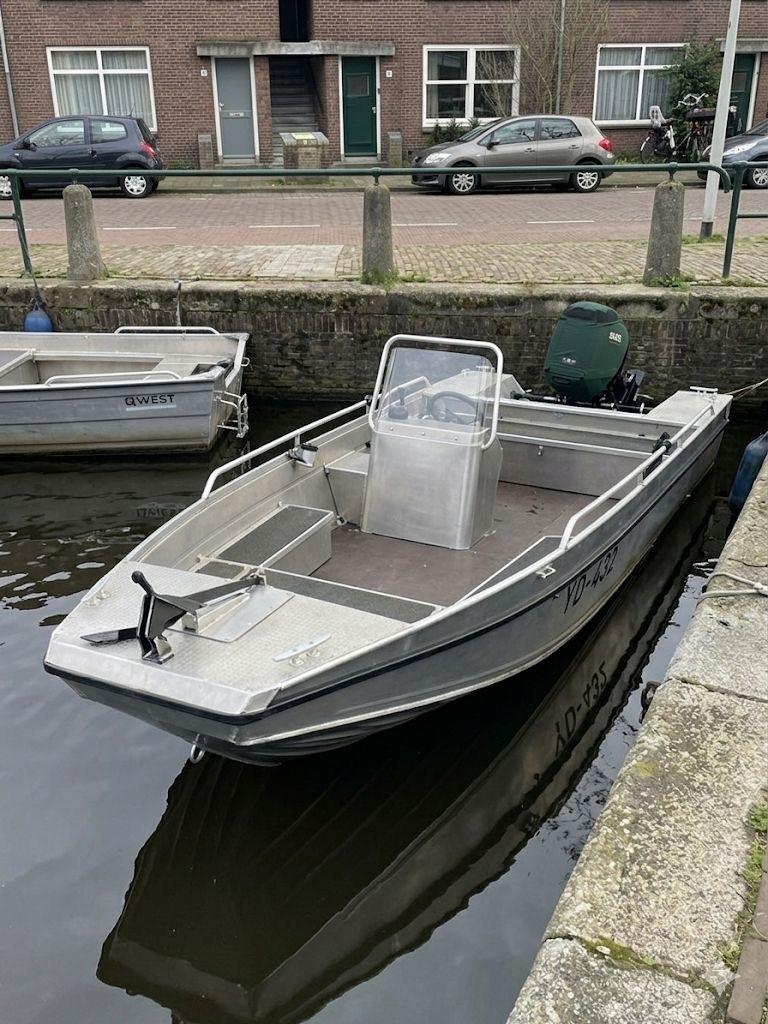 Buster XL Aluminium motorboot met 60pk Suzuki motor, Watersport en Boten, Motorboten en Motorjachten, Overige merken, Gebruikt