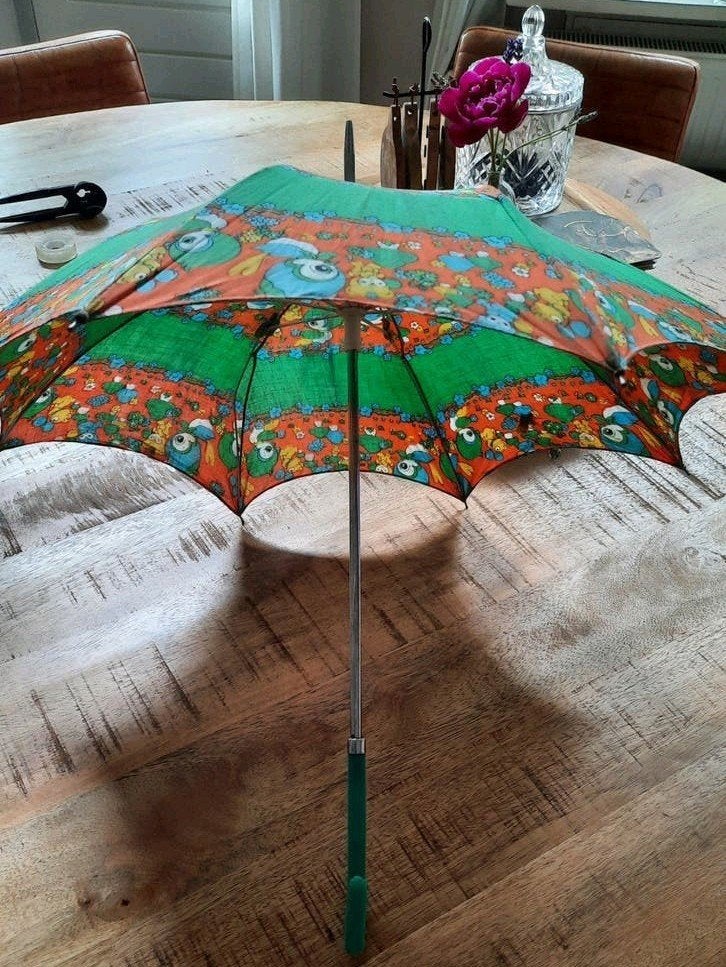 Vintage kinder paraplu parasol, Sieraden, Tassen en Uiterlijk, Paraplu's, Ophalen of Verzenden