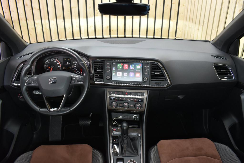 Seat Ateca 1.4 EcoTSI Xcellence Automaat CarPlay 1e eig. 130, Gebruikt, 4 cilinders, 150 pk, Blauw