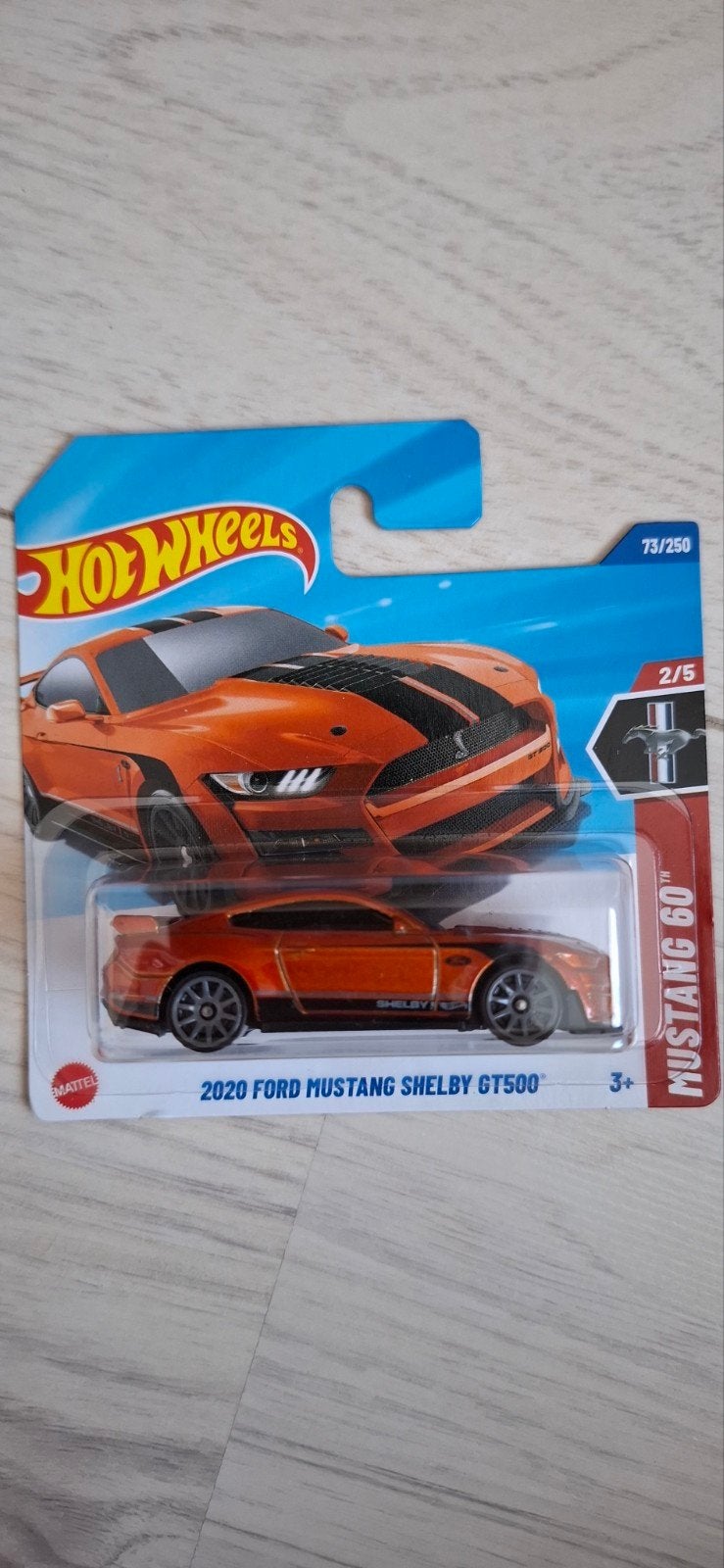 Hot Wheels 2020 Ford Mustang Shelby GT500 Oranje, Ophalen of Verzenden