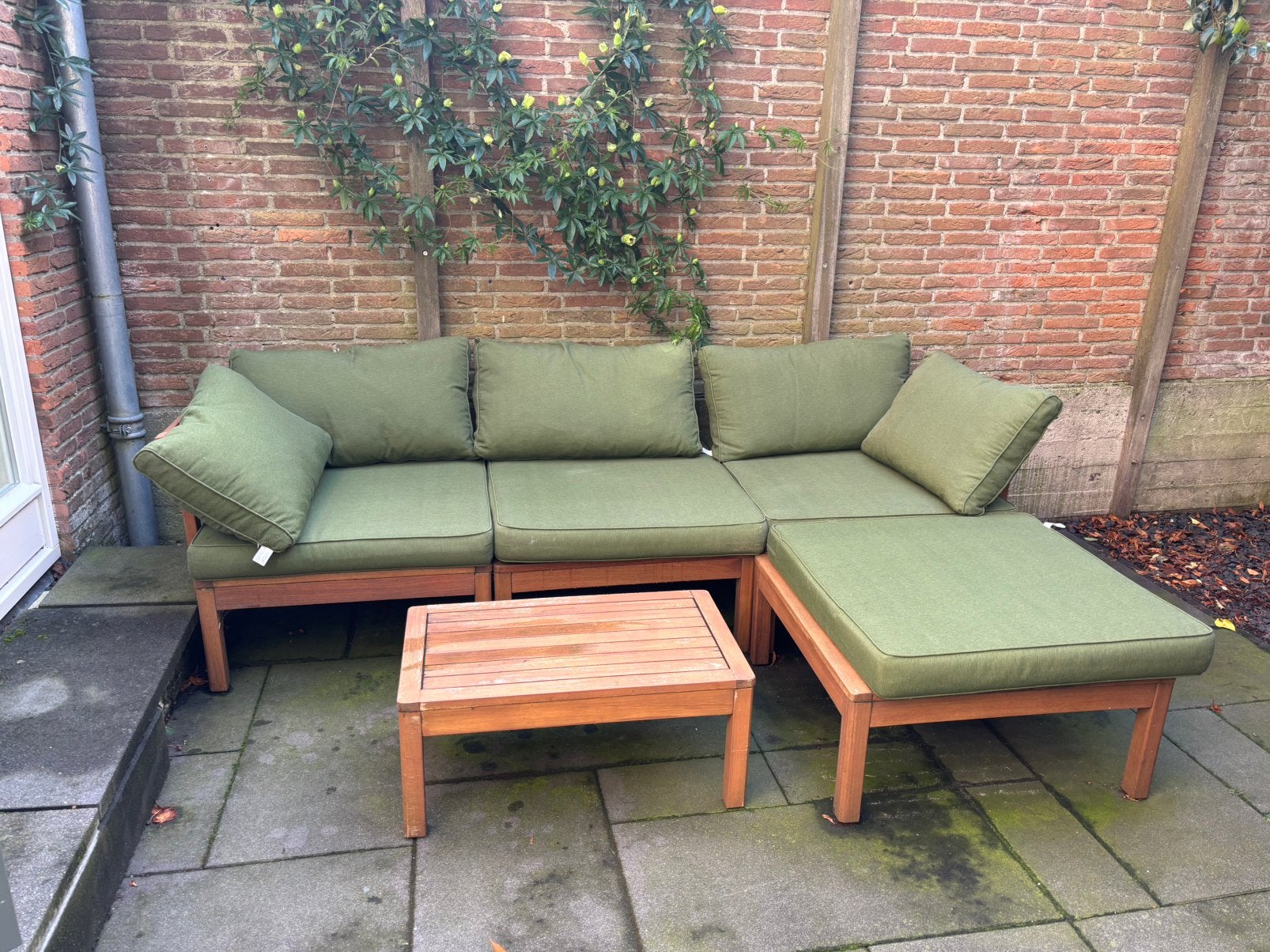 Tuinset van Leen Bakker, Tuin en Terras, Ophalen, 4 zitplaatsen, Gebruikt, Bank