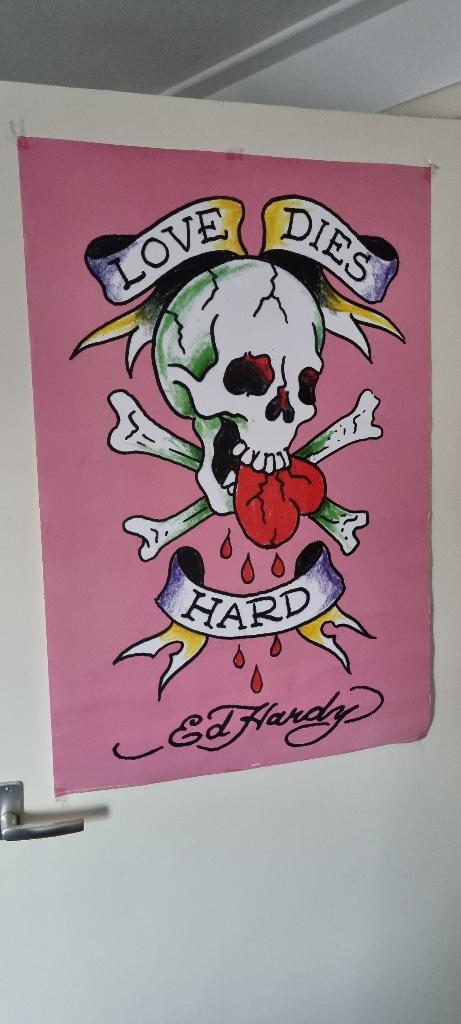 Poster | Ed Hardy, Ophalen, A1 t/m A3, Overige onderwerpen, Rechthoekig Staand
