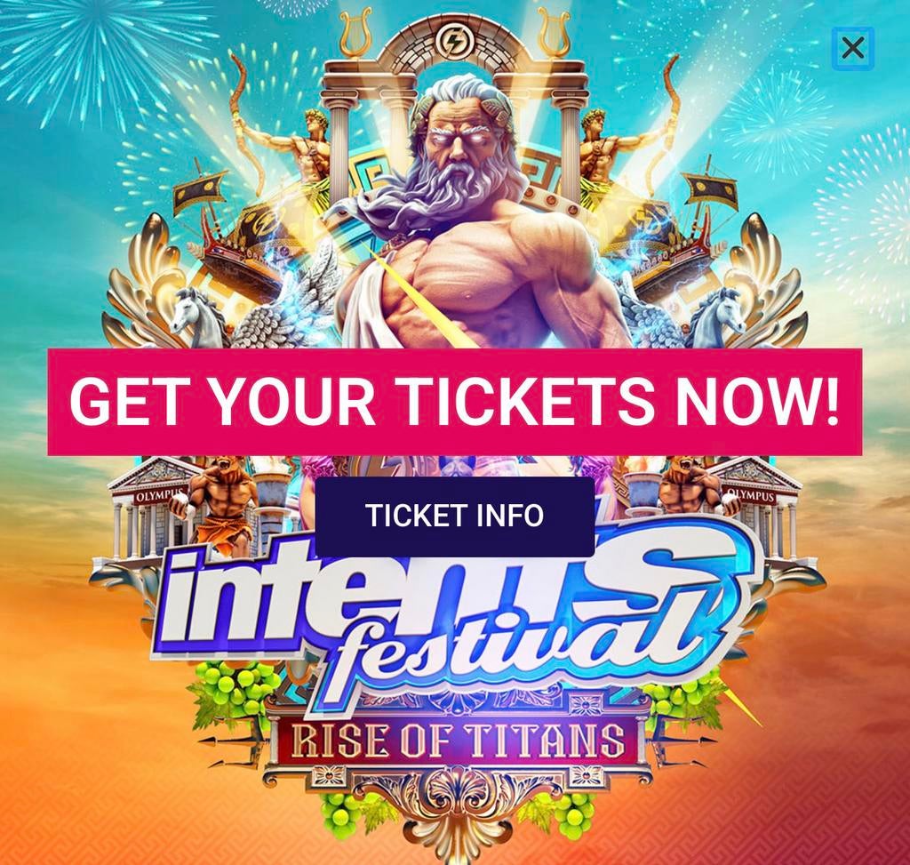 Intents festival ticket - zaterdag 6 juni 2026, Eén persoon