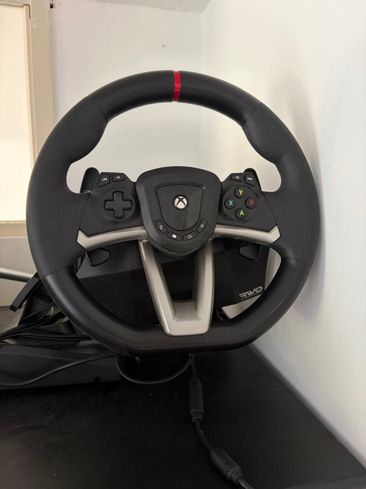 Overdrive RWO Racestuur Hori Xbox + Pedalen, Spelcomputers en Games, Spelcomputers | Xbox | Accessoires, Ophalen of Verzenden