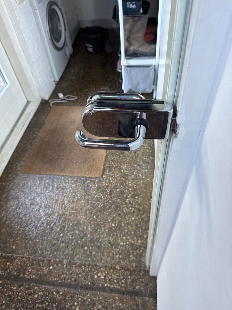 Hardglazen binnendeur 99x210,5 cm, Doe-het-zelf en Verbouw, Ophalen, Gebruikt, 80 tot 100 cm, Binnendeur