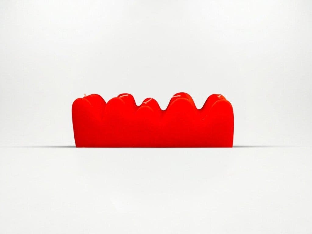 Fest Gala - Rood kaars | Martin Hirth, Ophalen, Overige materialen, Zo goed als nieuw, 15 cm