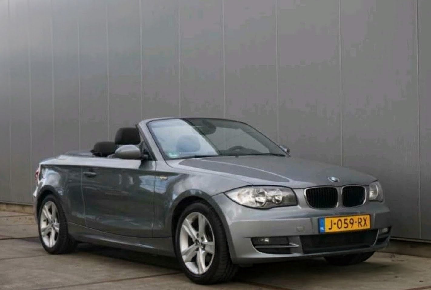 BMW 1-Serie 2.0 120i Cabrio 2009 Grijs, Auto's, BMW, 1-Serie, 1995 cc, 4 cilinders, Cabriolet