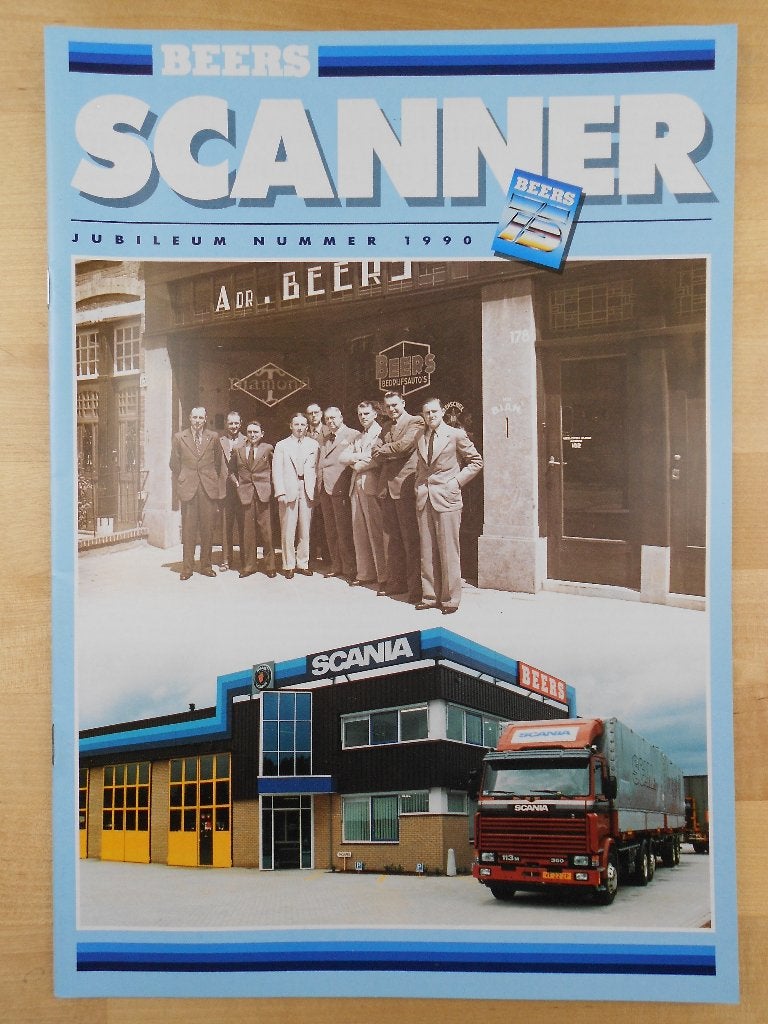 Scania Beers Scanner tijdschrift 1990 Jubileaum Nummer, Verzenden, Zo goed als nieuw, Overige merken, Scania