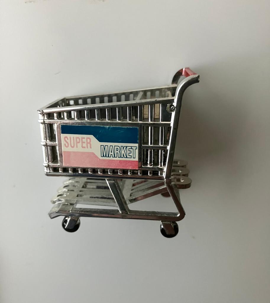Koelkast magneet “winkelwagen” 🛒, Ophalen of Verzenden, Zo goed als nieuw