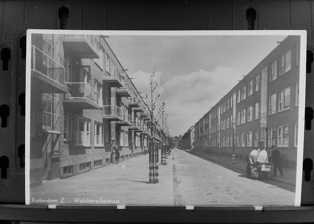 Rotterdam Z. - Walcherschestraat, Ophalen of Verzenden, 1940 tot 1960, Ongelopen, Zuid-Holland