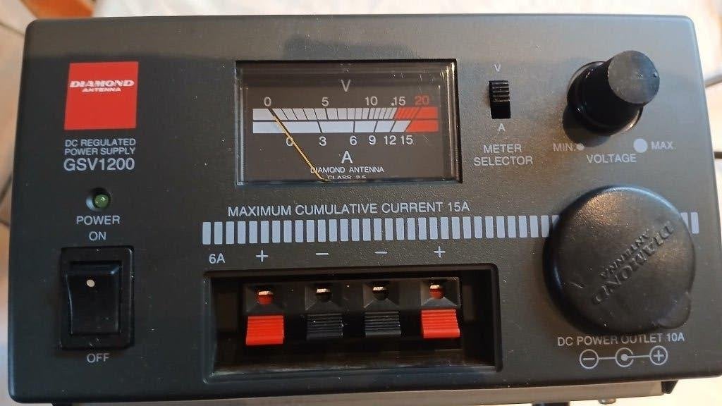 Diamond antenna dc regulated power supply gsv 1200, Ophalen of Verzenden, Gebruikt, Zender en Ontvanger